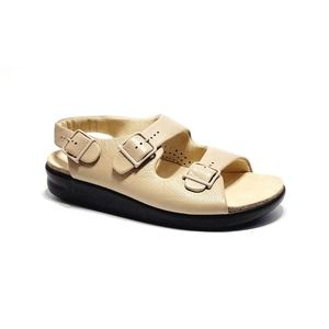 SAS SAN ANTONIO SHOEMAKERS COMFORT SHOES RELAXED ADJUSTABLE IVORY SIZE 10 WIDE